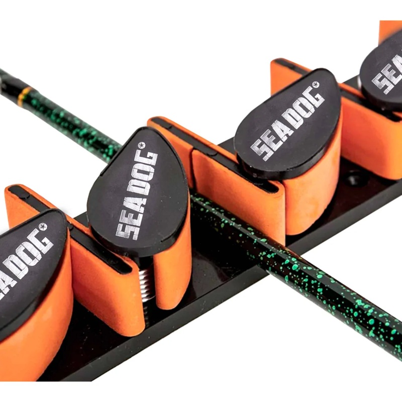 Sea Dog Spring Loaded Rod Storage Holder Rack Large