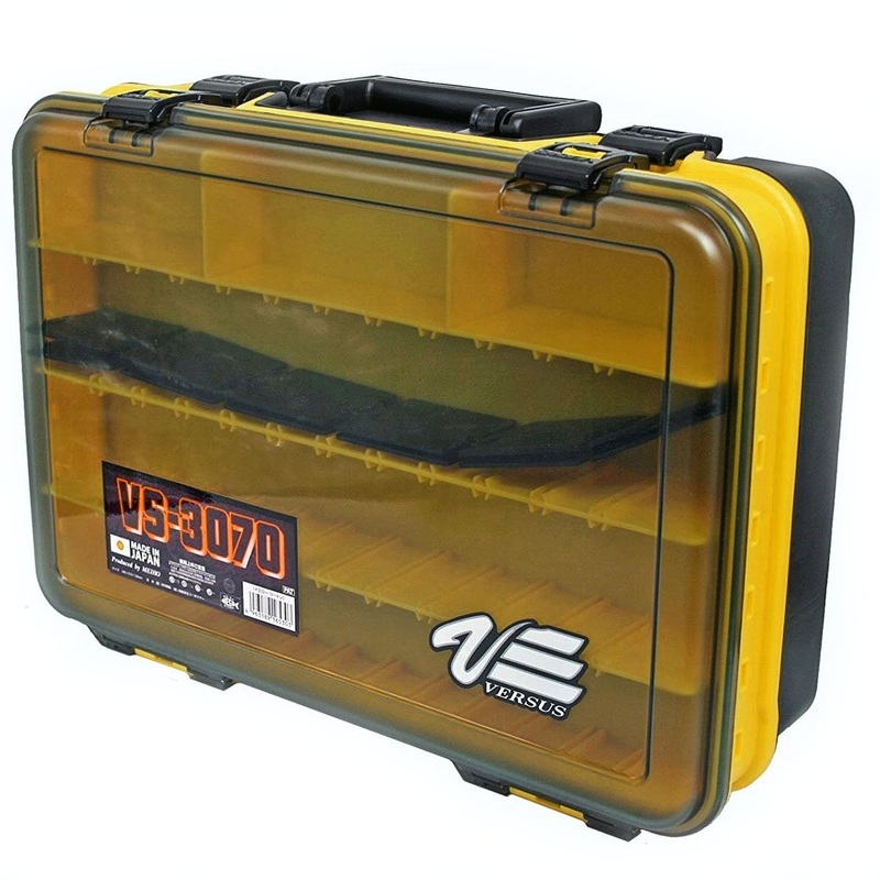 Versus Briefcase Style VS-3070 Series Heavy Duty Tackle Box Black