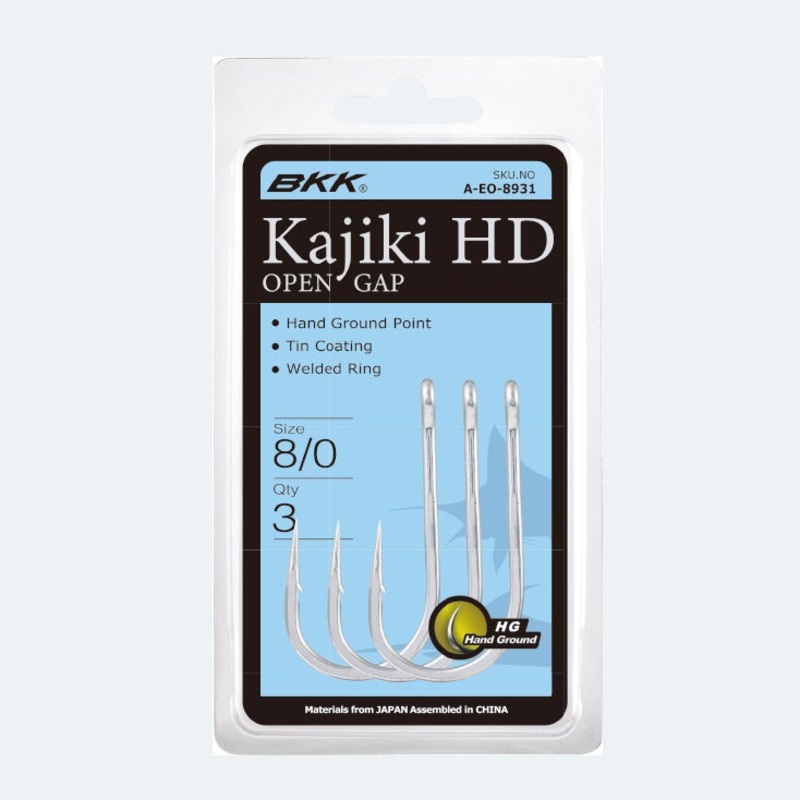 BKK Kajiki HD Open Gap Hook 10/0 2-pack