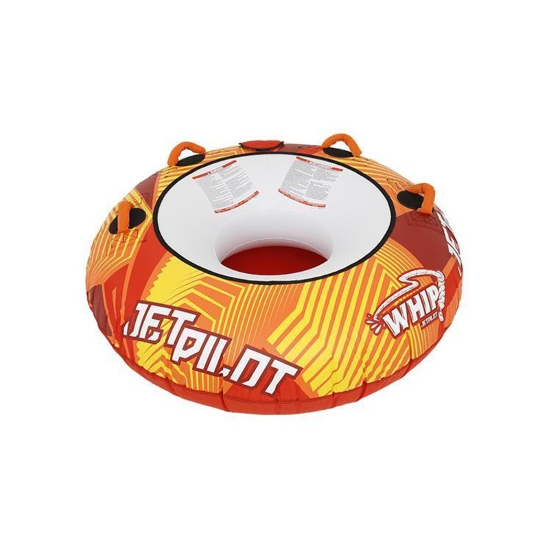 Jetpilot Whip Towable Biscuit Inflatable Watercraft – Red Orange