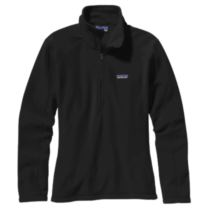 Patagonia Women’s Micro D 1/4 Zip Fleece S Black