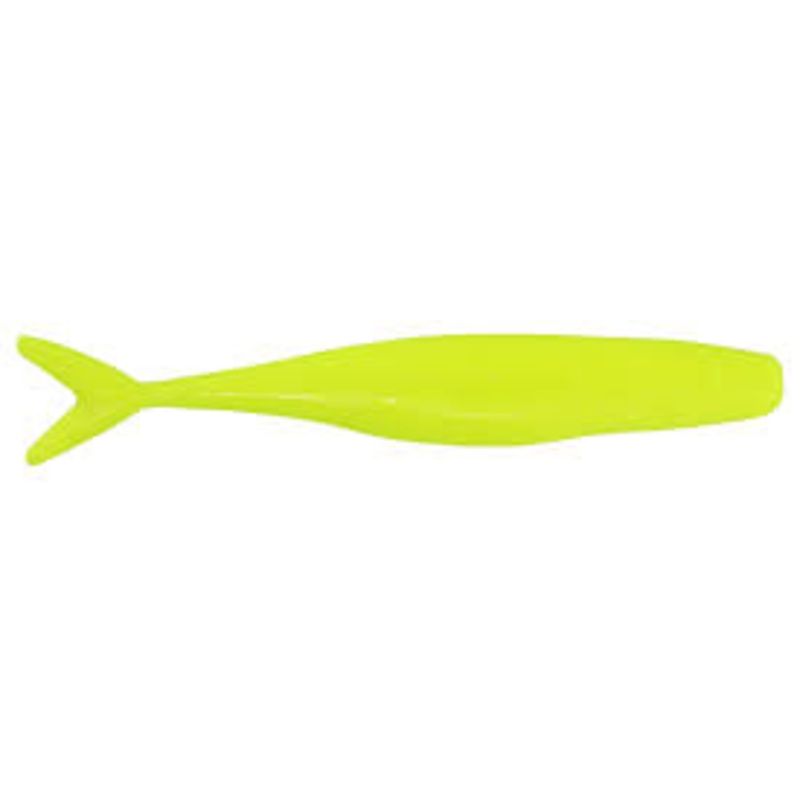 Walleye Assassin Split Tail Shad Limetreuse