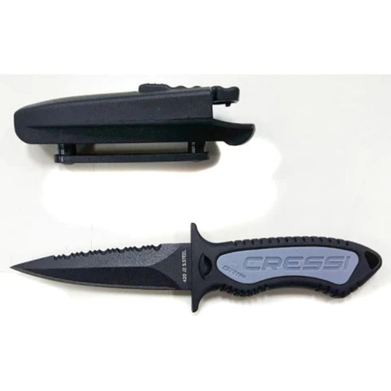 Cressi Grip Spear Knife Black OSFM BLACK