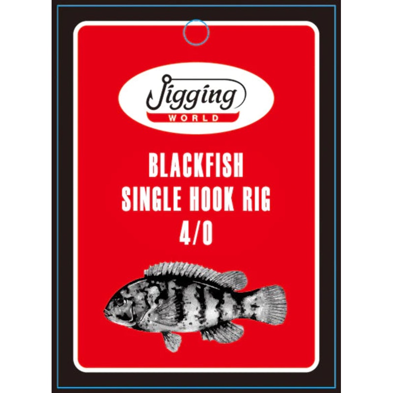 Jigging World BFRSI Blackfish Single Hook Rig 4/0