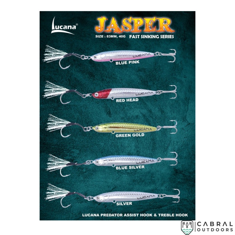 Lucana Jasper Jig 8.3cm | 40g Green Gold