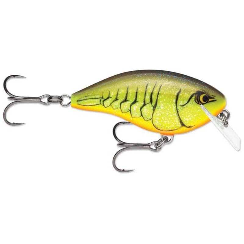 Og Rocco 5 Crankbait Chartreuse Rootbeer Crawdad