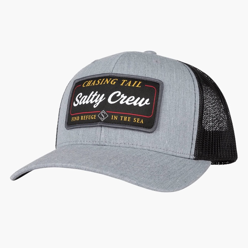 Salty Crew Marina Retro Trucker Hat Heather Grey/Black