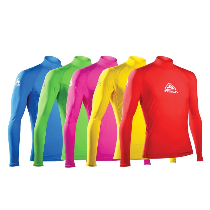Adrenalin Rashie Vivid Long Sleeve Rash Shirt Adult Yellow Large