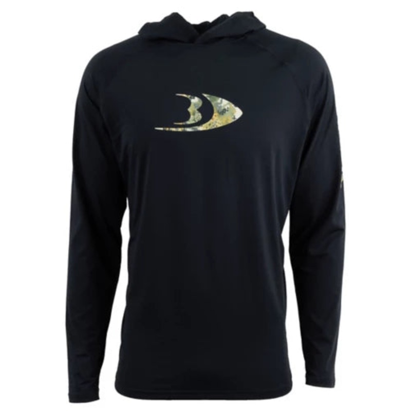 Blackfish Swift UPF Sun Hoodie Bandit Black Medium