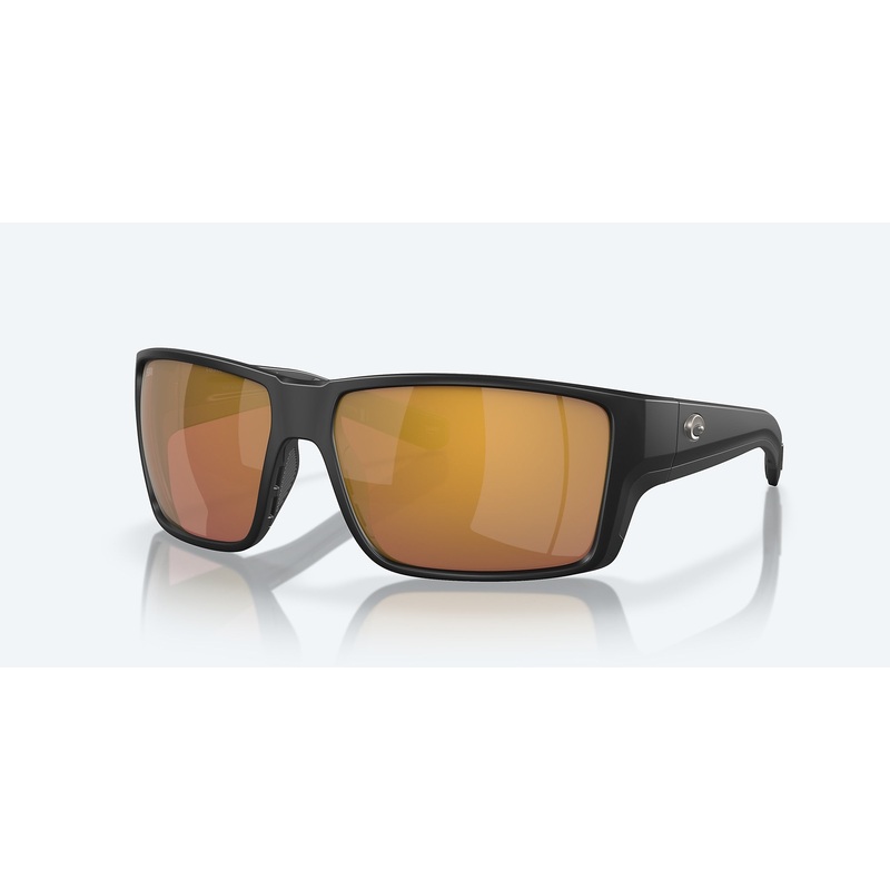 Costa Reefton PRO Polarized Sunglasses in Gold Mirror Matte Black / Gold Mirror Polarized Glass