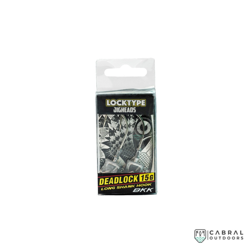 Lure Factory Locktype Jighead Dead Lock, Size 3/0 | 15g | 2 per pack 3/0 15g Short Shank