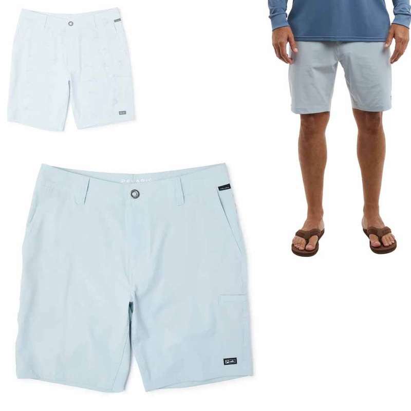 Pelagic Mako Deep Sea 19″ Blue Fog Short 30
