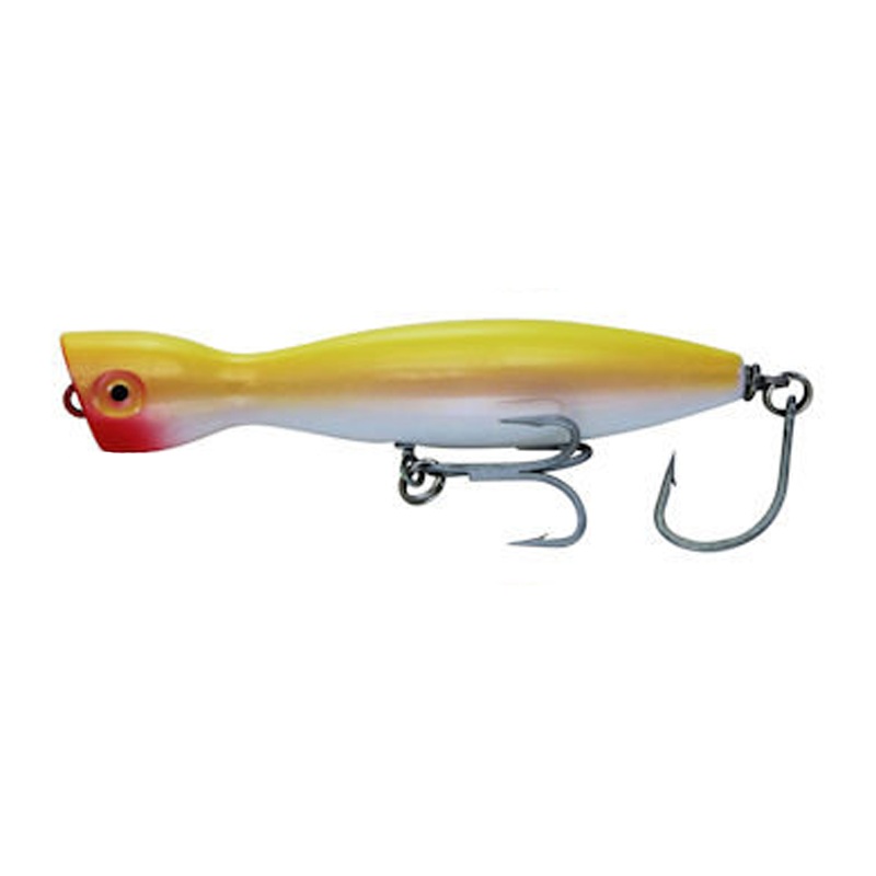 Super Strike PP6 Little Neck Popper Lures 3oz All Yellow