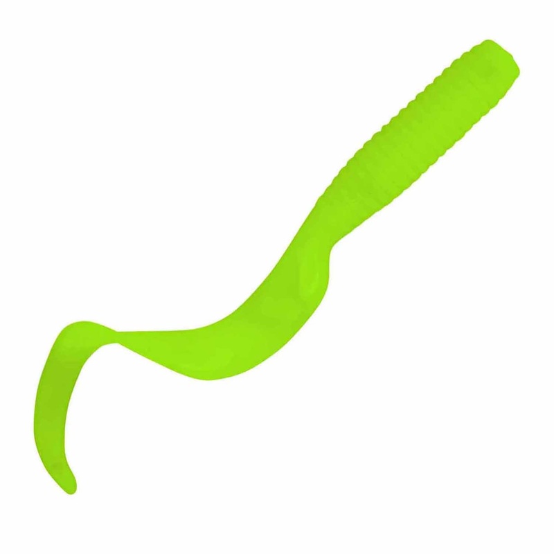 Berkley Gulp! Alive! Saltwater Grub 4in Half Pint Chartreuse