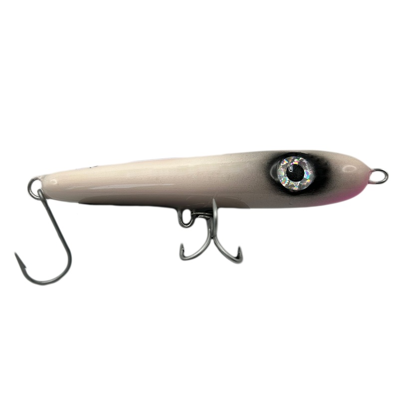 Alan’s Custom Lures Bully Spook Bone Pink Lip