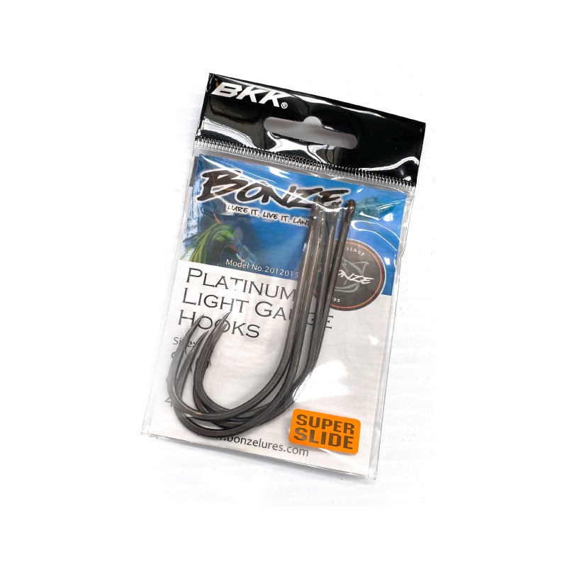 Bonze Platinum Light Gauge Hooks 8/0