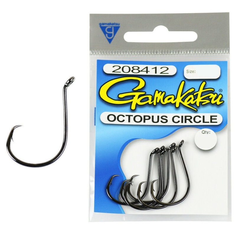 Gamakatsu Octopus Circle Hooks 1 25PK Black