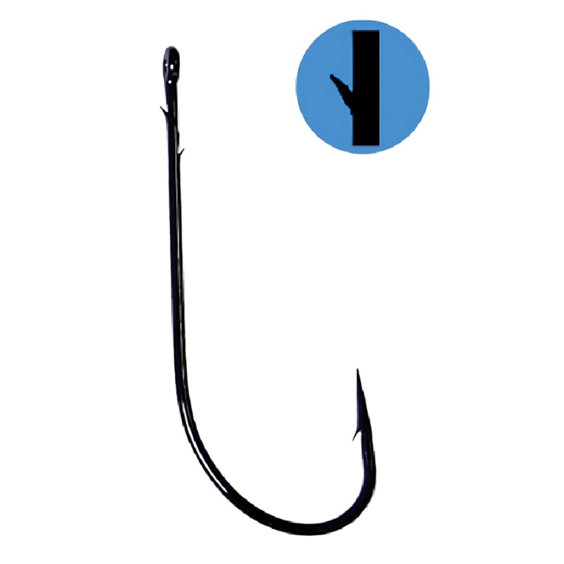 Gamakatsu Worm Hook Value Pack 25 4 Black