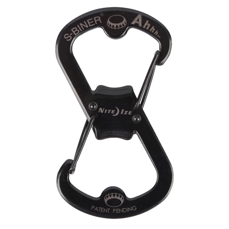 Nite Ize Ahhh S-Biner Bottle Opener Black SBO-03-01