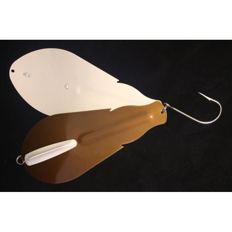 Spoon Fed Bunker Spoons w/ Siwash “J” Hook Chrome 11″