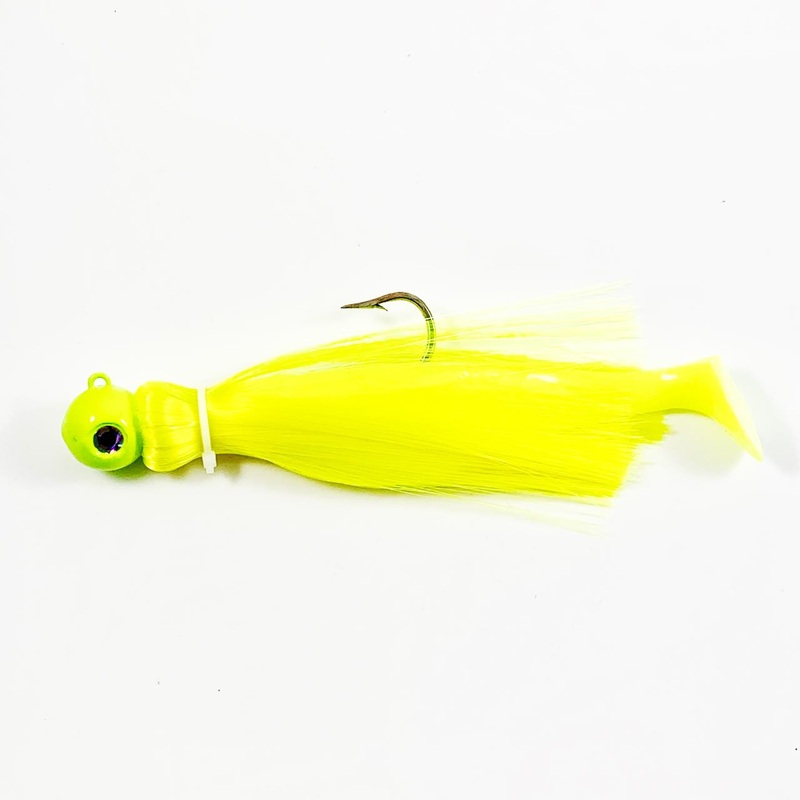 MagicTail Mojo Round Head Casting Lure White 2oz