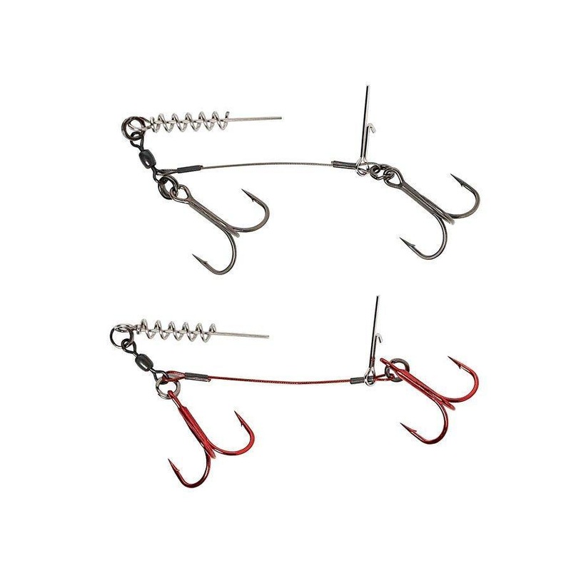 Monture SAVAGE GEAR Carbon49 Corkscrew Stinger #1 23kg – 2pcs