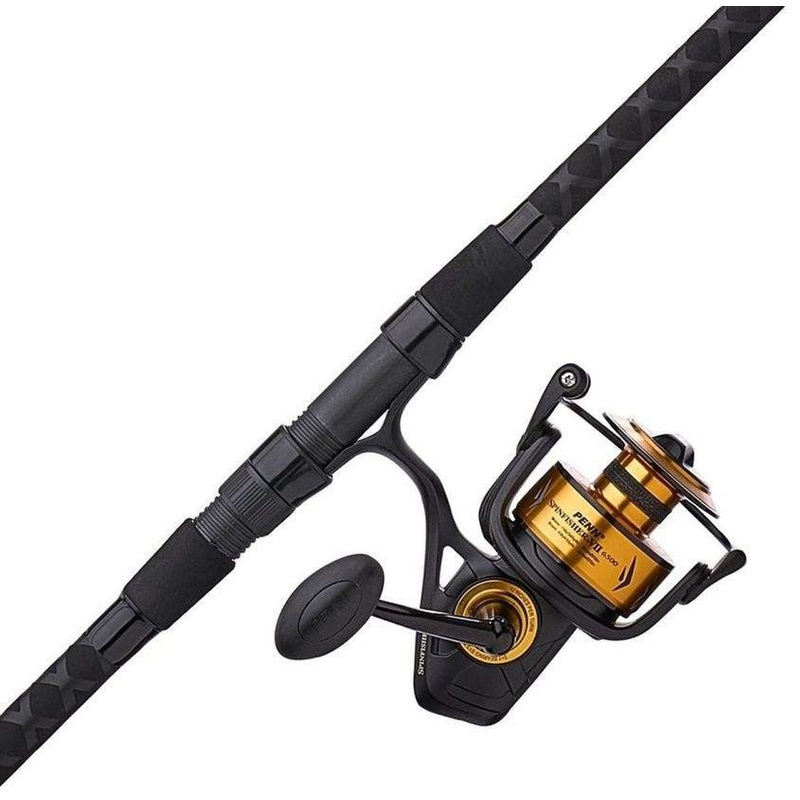 Penn Spinfisher VII Combo 7500 with 7′ H 1-Piece Spin Combo