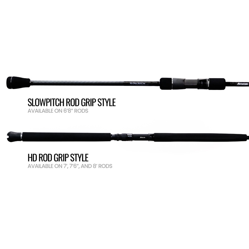 Accurate Slow Pitch Rods BV-68M-SP 30-40 BRAID   250GRM MAX