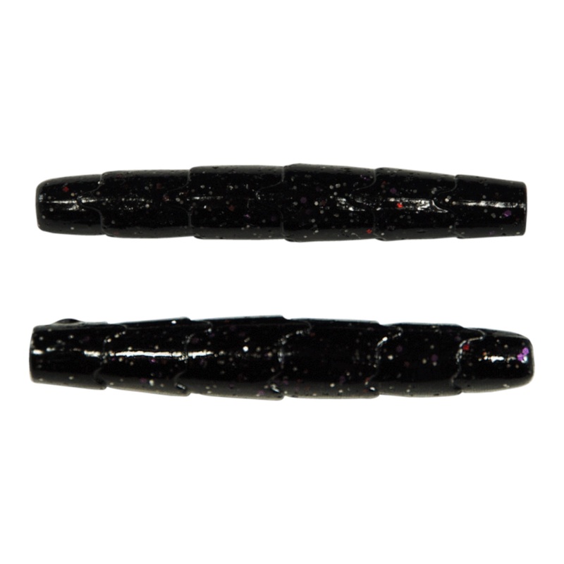 Googan Baits RATTLIN’ NED Rig Worm Black Flash