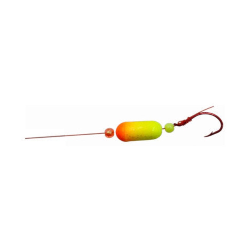 JB Lures Floater Rig Snell Chartreuse/Orange