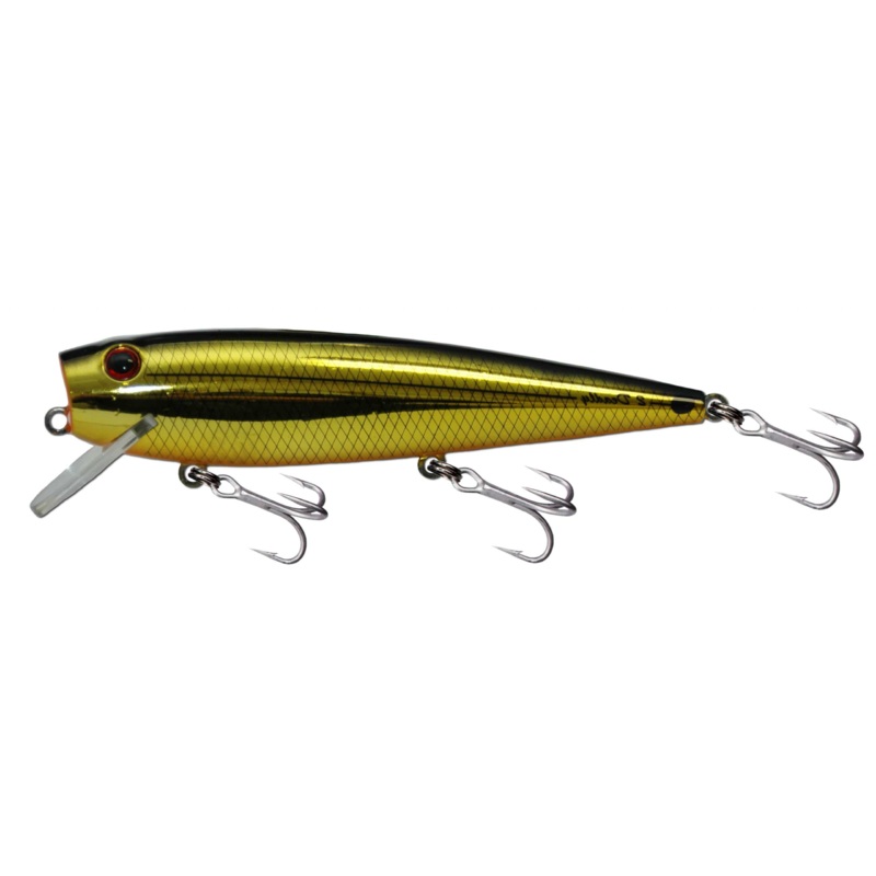 Killalure 2Deadly Surface Popper Lure 85mm Gold Black