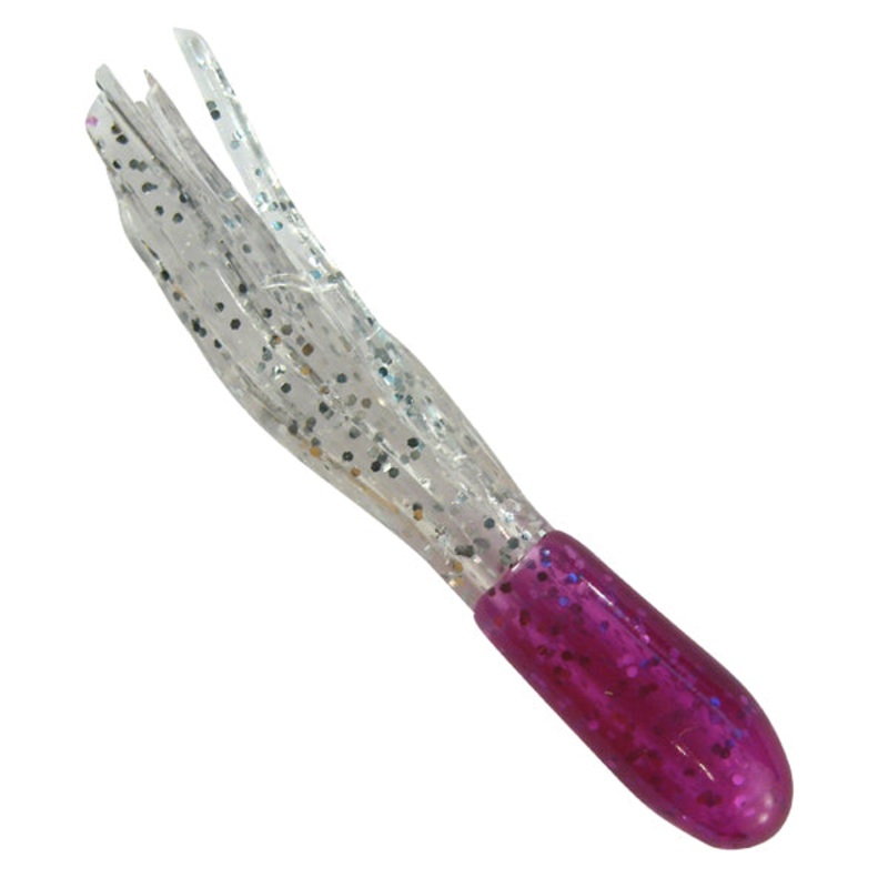Lit’l Hustler Crappie Tubes 1″ Chartreuse 10PK