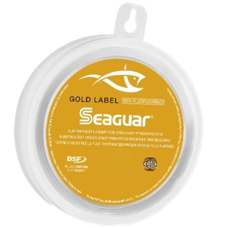 Seaguar Gold Label Fluorocarbon Leader Material – 25yd Spools 6lb
