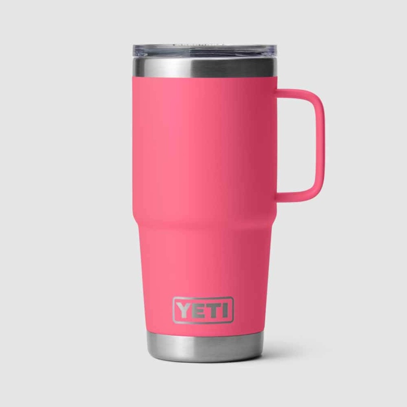Yeti Rambler 20 oz Travel Mug TROPICAL PINK