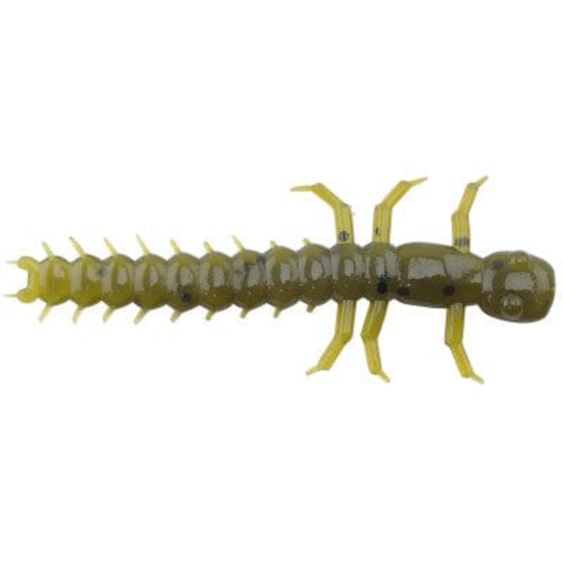 Case Plastics Hellgrammites Green Pumpkin 2″ 10pk