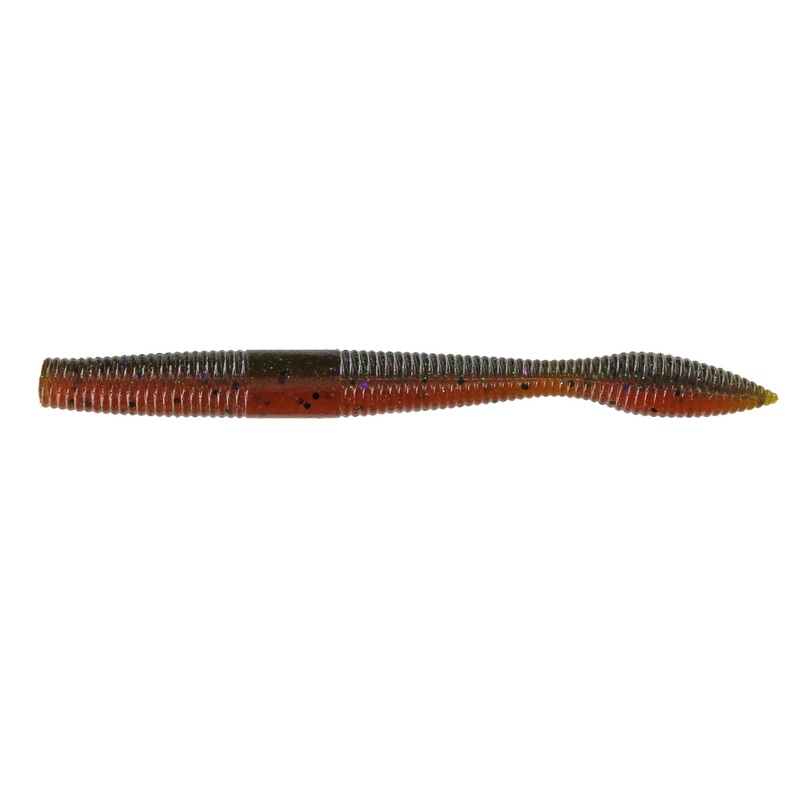Daiwa  Neko Fat Worm Dark Pumpkin Amber Laminate 4″
