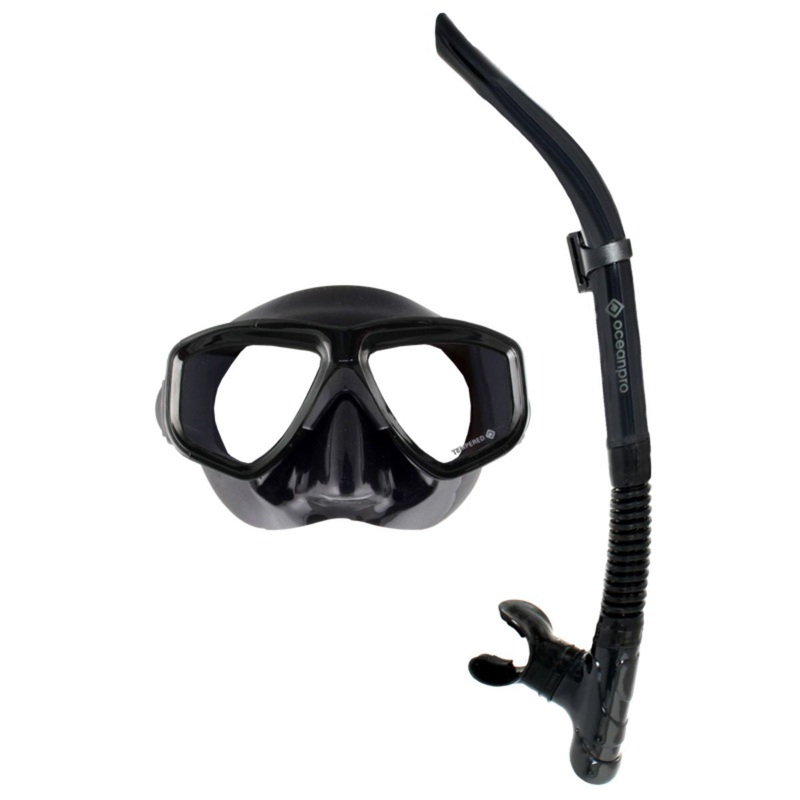 Oceanpro Eclipse Mask and Snorkel Set Black