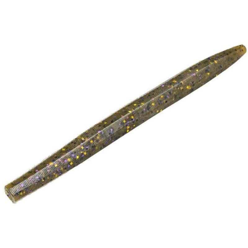 Strike King KVD Ocho Green Pumpkin Purple & Gold 5″ 8pk