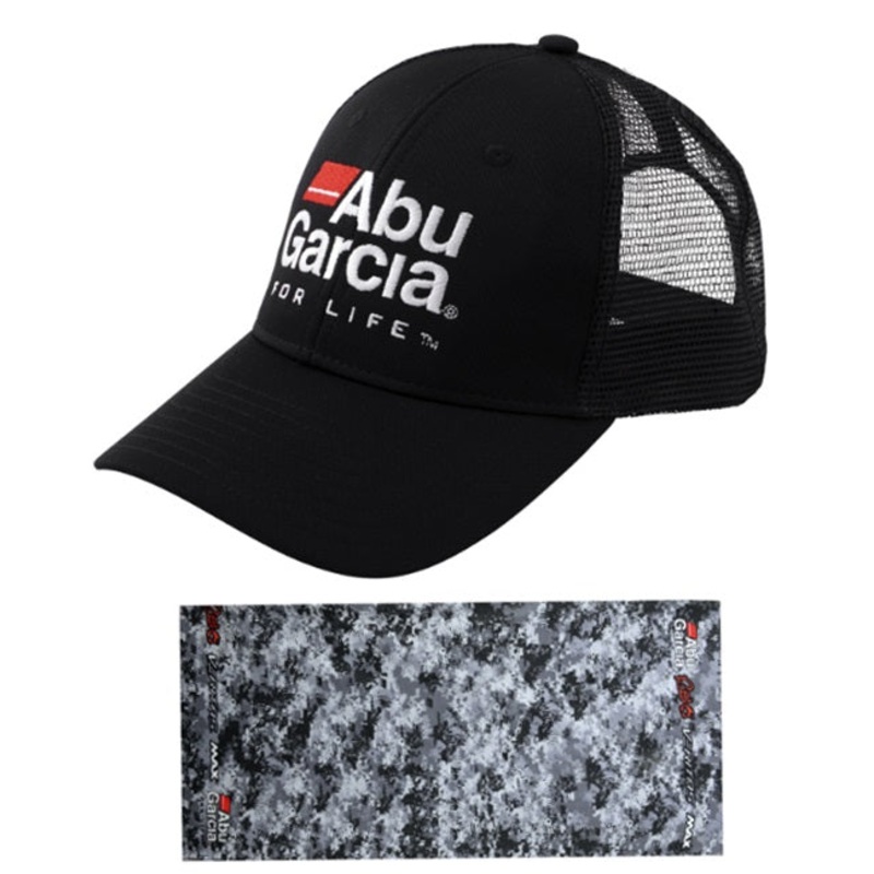 Abu Garcia Hat and Prtective Face Shield Mask Set