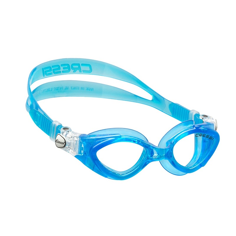 Cressi King Crab Junior Kids Swimming Goggles Blue