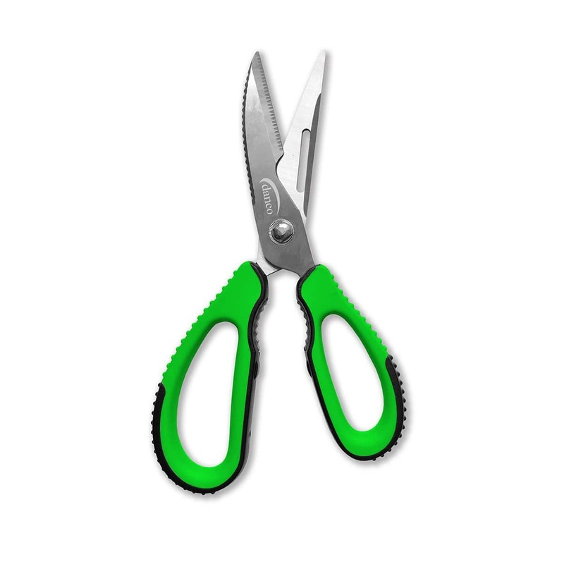 Danco 9″ Stainless Steel Bait Shears Black