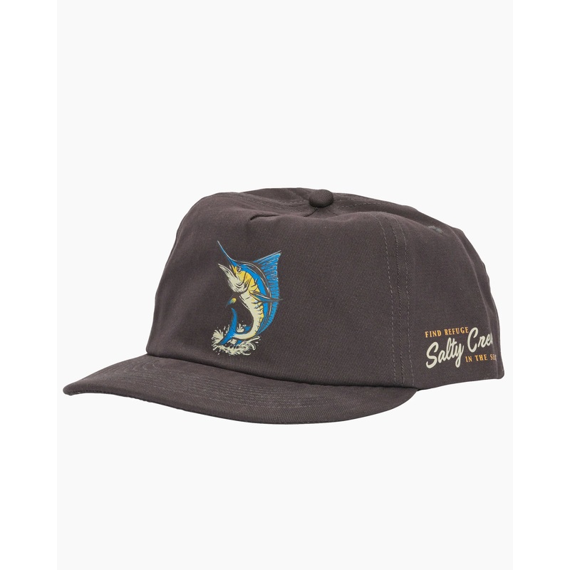 Salty Crew Coastal 5 Panel Cap Coal