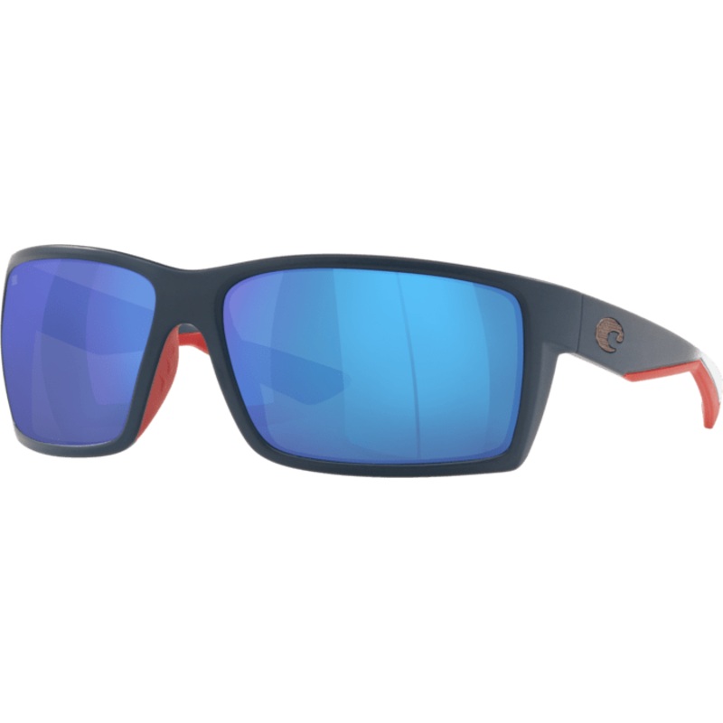Costa Del Mar Reefton Polarized Sunglasses (580G – Glass Lenses) Matte Freedom Fade – Blue Lightweight Glass 580G