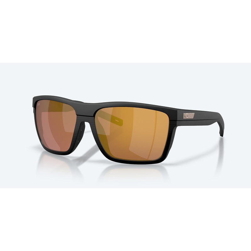 Costa Pargo Polarized Sunglasses Netplus Black / Gold Mirror Polarized Glass
