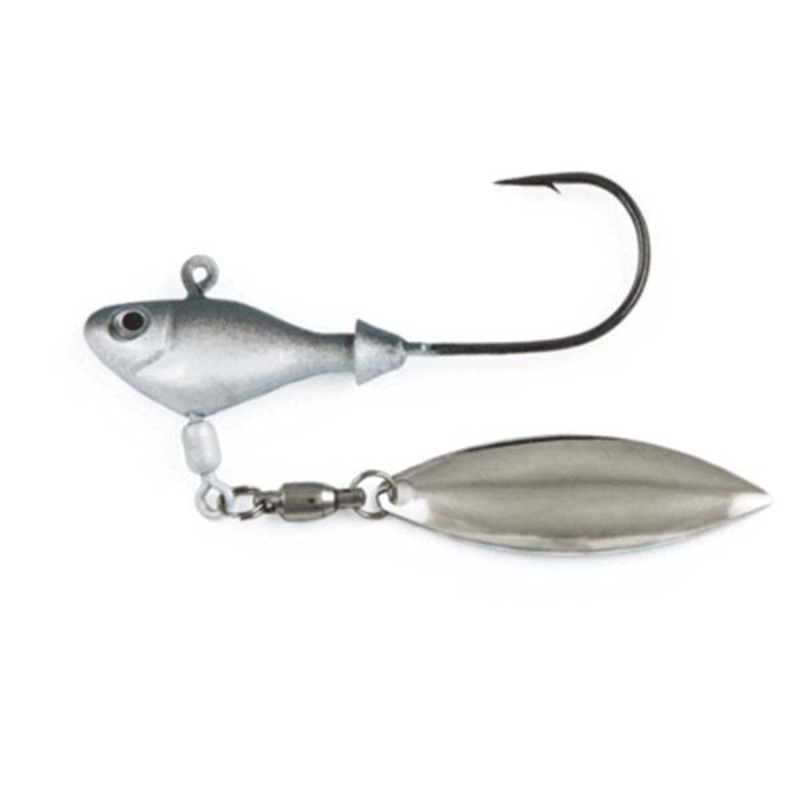 Fish Head Spin Green Albino 3/16 oz