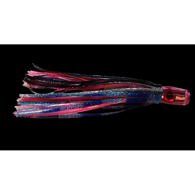Dogfish/Seaworx Customer Chugger Trolling Lure 7Inch (Pink Head) BLACK BLUE PINK BODY