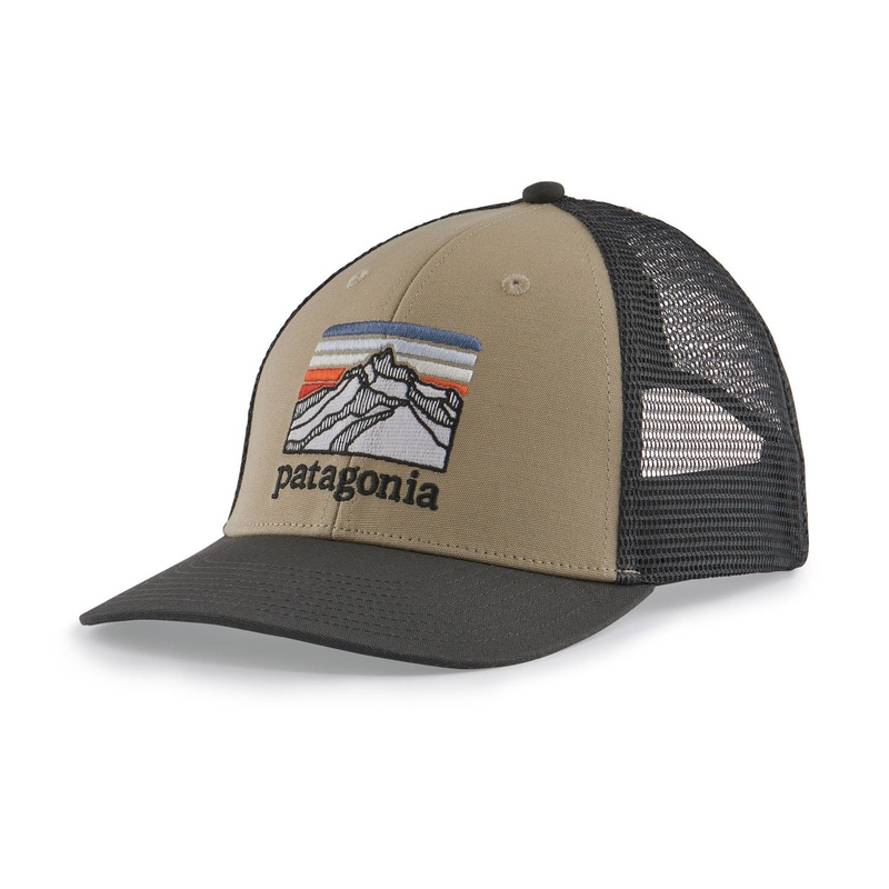 Patagonia 38285 Line Logo Ridge LoPro Trucker Hat El Cap Khaki