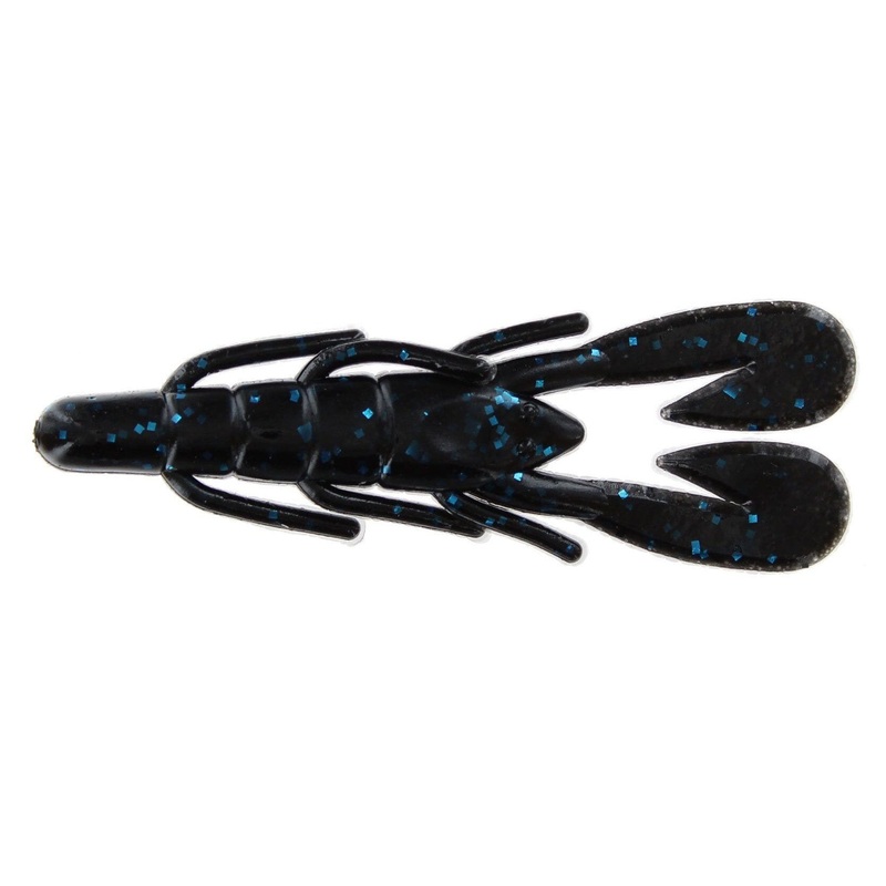 Zoom U-V Speed Craw 3.5” Blueberry / Black Blue  12Pk
