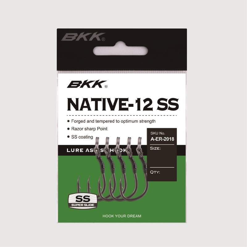 BKK Native 12 SS Single Treble Replacement Hook 1