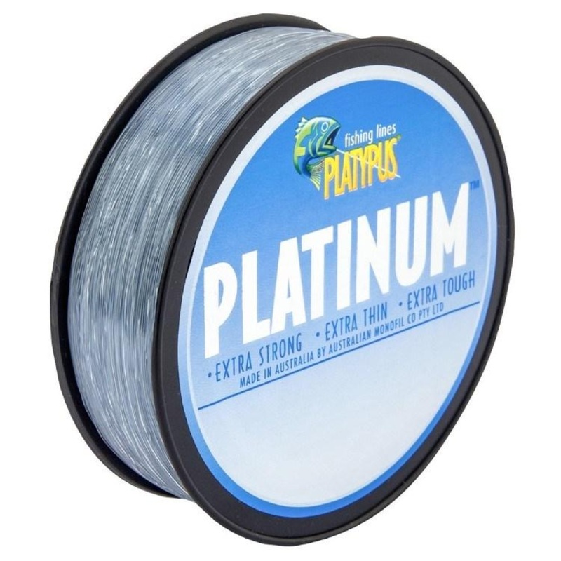 Platypus Platinum Monofilament Grey Fishing Line – 500m 10lb